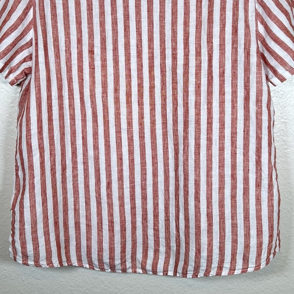 Christian Siriano Striped Linen Top - Picture 7 of 8